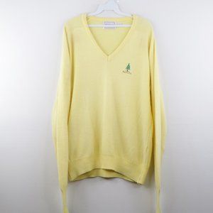 Vintage Fostoria Ohio Golf V-Neck Sweater